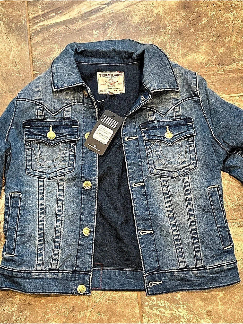True Religion Women’s Jesse Slim Jean Jacket NWT